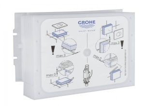 Fixations Grohe de contrôle pour réservoir de rinçage 0,82 m