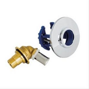 Fixoplac coudé PER à sertir pour WC Ø12-M3/8 »(12/17) plaque alvéolaire