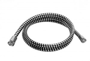 Flexible de Douche Delabie Noir/Chromé Brillant 2000 mm 834T2