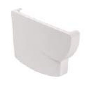 Fond de gouttière gauche ovation LG38 Blanche