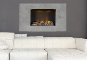 Foyer Décoratif Électrique Mural Nissum L 88 x 69 cm