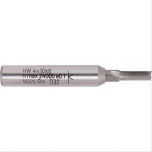 Fraise à rainer queue courte Ø10mm L=19mm