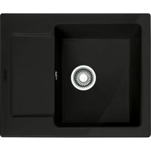 Franke Maris Evier encastrable céramique, 1 bac avec petite plage 620 mm (124033)