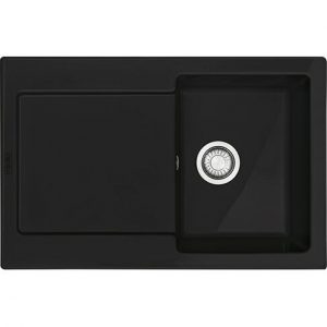 Franke Maris Evier encastrable céramique, 1 bac avec plage 780 mm (124038)