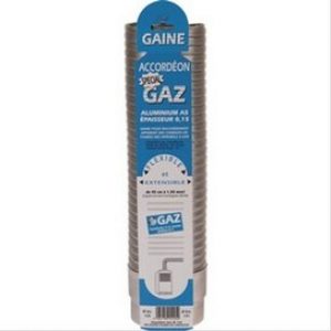 Gaine accordéon spécial gaz, int. Ø83mm, ext. Ø89mm
