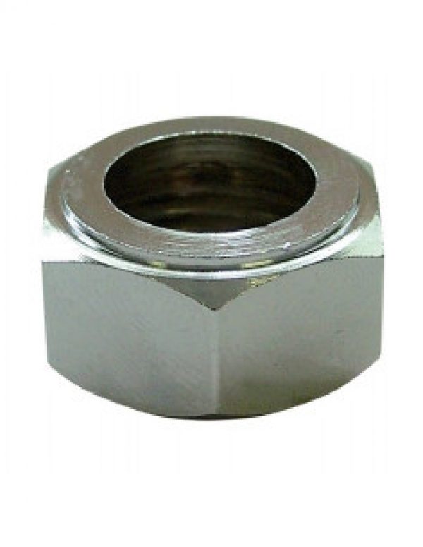 GARIS – Ecrou à collet battu 12/17 P 10 chromé  – D02003C