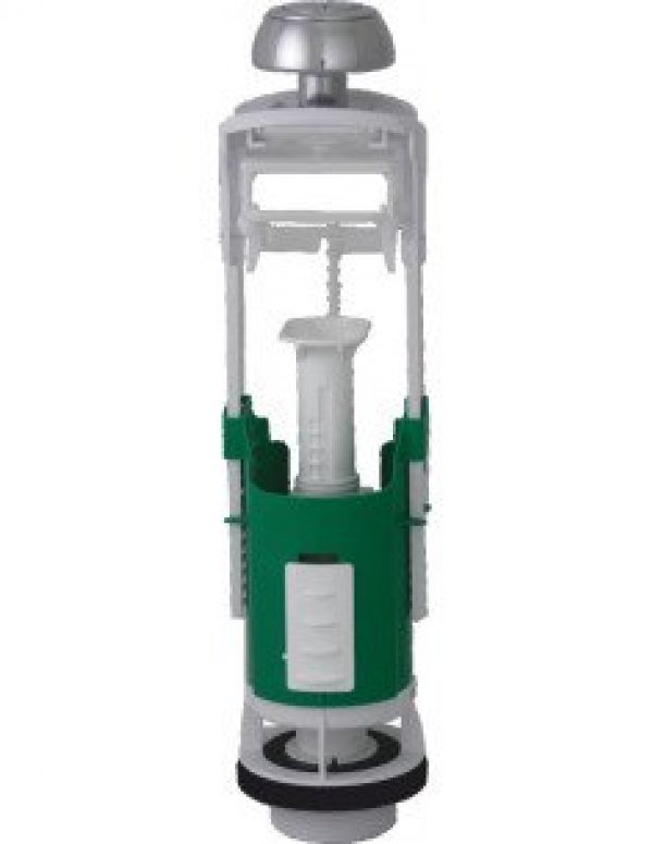 GARIS – Mécanisme WC double débit bouton chromé + robinet flotteur…