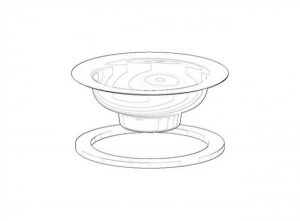 Garniture de vidage Dornbracht Acier Brossé 04178500500-86