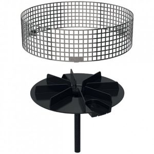 Geberit Insert de réduction du bruit pour les entrées d&rsquo;eau de toiture Pluvia