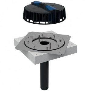 Geberit Joint Salle de Bains Pluvia Naissance d&rsquo;eaux pluviales avec bride 12l/s (359105001)