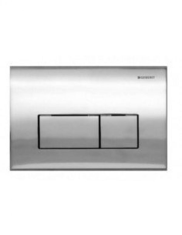GEBERIT –  Plaque de déclenchement KAPPA 50 double touche chromé…