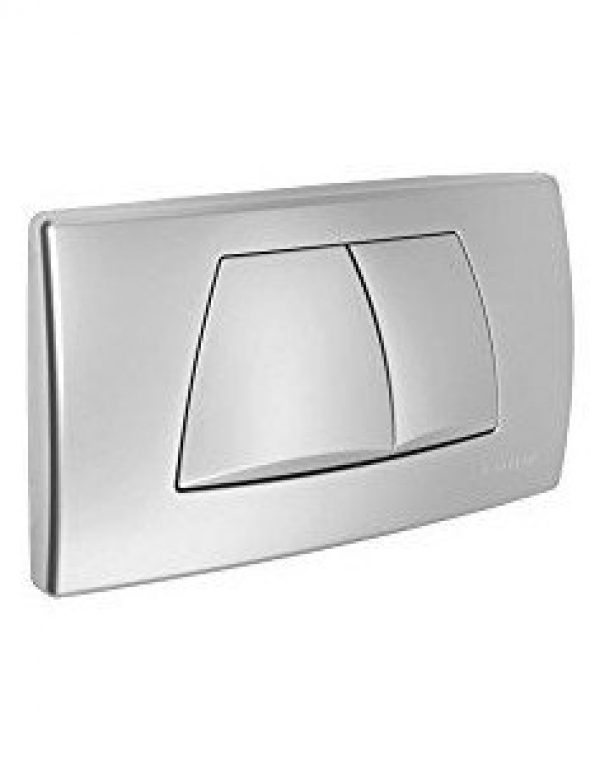 GEBERIT – Plaque frontale double touche chromé satinée – 115888461