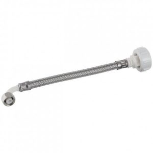 Geberit Tuyau blindé, raccord 90° écrou 3/8&Prime;