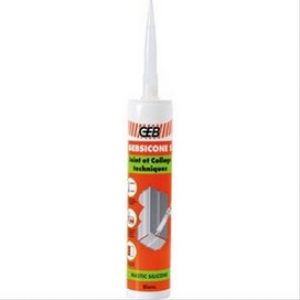 Gebsicone S translucide 310ml pour joints et collages technique du bâtiment