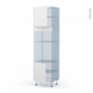 Ginko Blanc Kit Renovation 18 Colonne Fourmo 3638 N1616 2 Portes L60Xh217Xp60