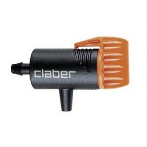 Goutteurs Claber 0 à 6L/h pour tuyau 4x6mm en série – lot de 10