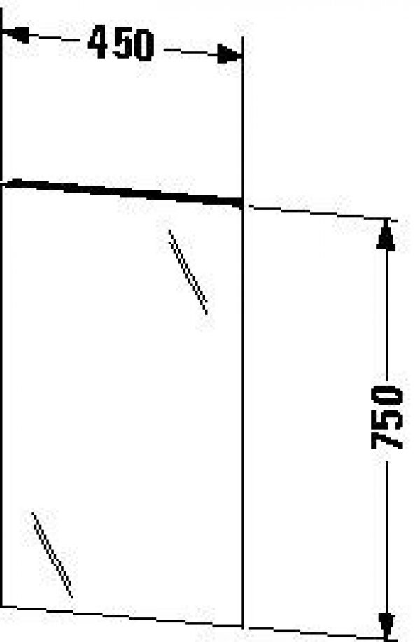 Grand Miroir Salle de Bain Duravit Ketho Blanc KT722900000