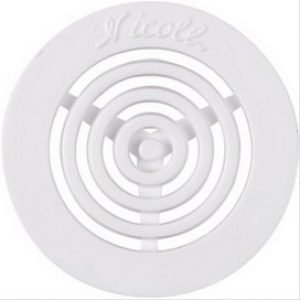 Grille contre-cloison  »Nicoll » Ø45 (type B33)