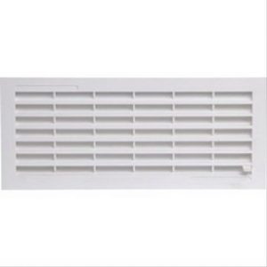 Grille horiz démontable, à fermeture avec moust, H132 x L338
