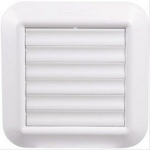 Grille pour façade blanche Nicoll 204×204