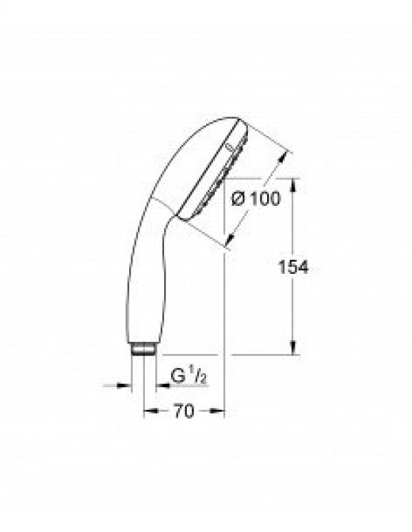 GROHE – Douchette Tempesta 2 jets – 27597000