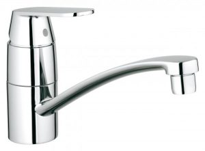 Grohe Eurosmart Cosmopolitan Mitigeur évier chromé avec bec droit