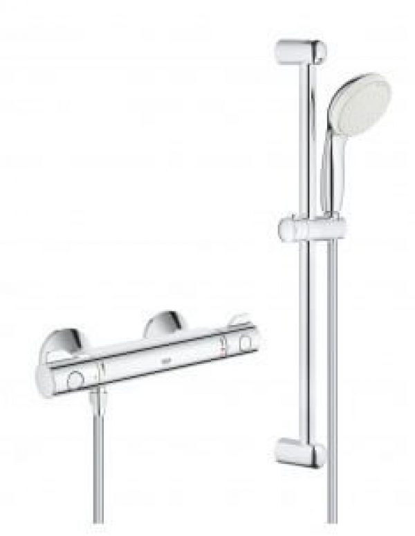 GROHE – Mitigeur thermostatique douche 1/2″ avec ensemble de douche…