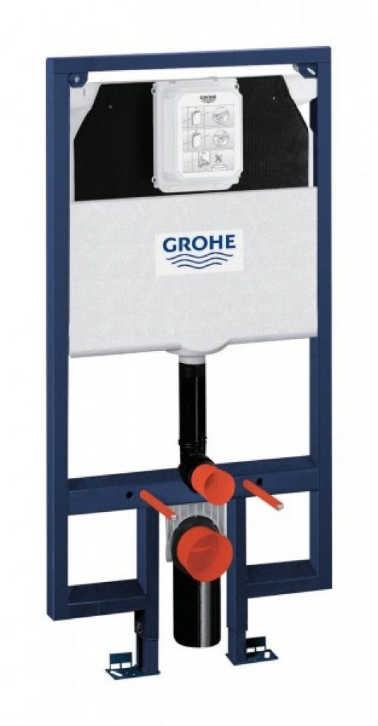 Grohe Rapid SL Bâti-support WC avec Réservoir 80mm, hauteur 1,13 m et largeur 0,62 m (38994000)