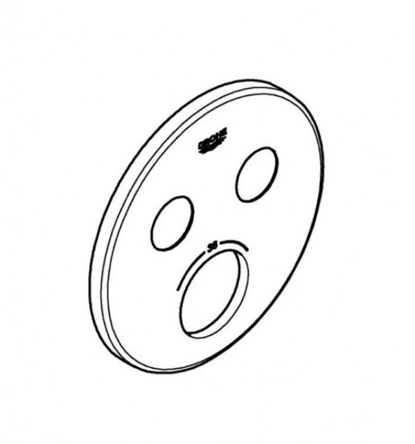 Grohe Rosace Chromé (49032000)