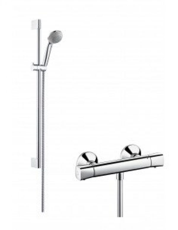 GROHE – Set de Douche Vario 065m avec Ecostat Universal Crometta 85…