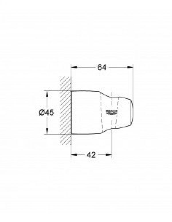 GROHE – Support mural pour douche à main Movario – 28403000