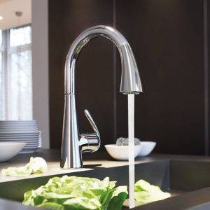 Grohe Zedra Mitigeur évier avec douchette extractible (32294001)