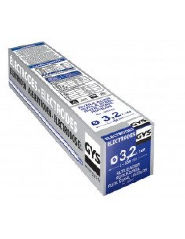 GYS 085046 Etui de 165 électrodes rutiles acier diamètre 3.2mm