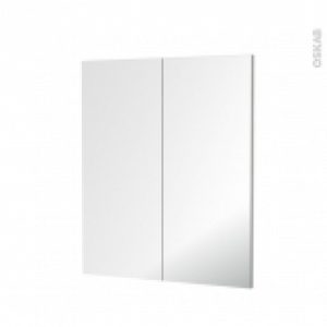 Hakeo Facade N74 2 Portes Miroir L60H70