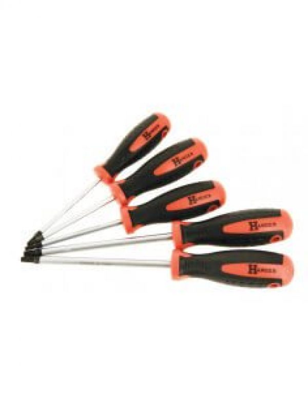 HANGER 131091 Jeu de 5 tournevis étoile percée