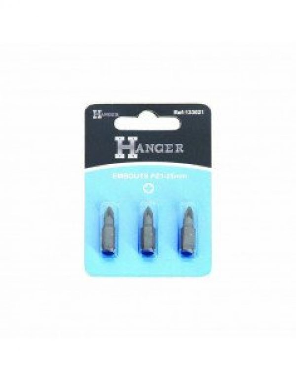 HANGER – 3 embouts cruciforme – PZ3 – 25mm – 133023
