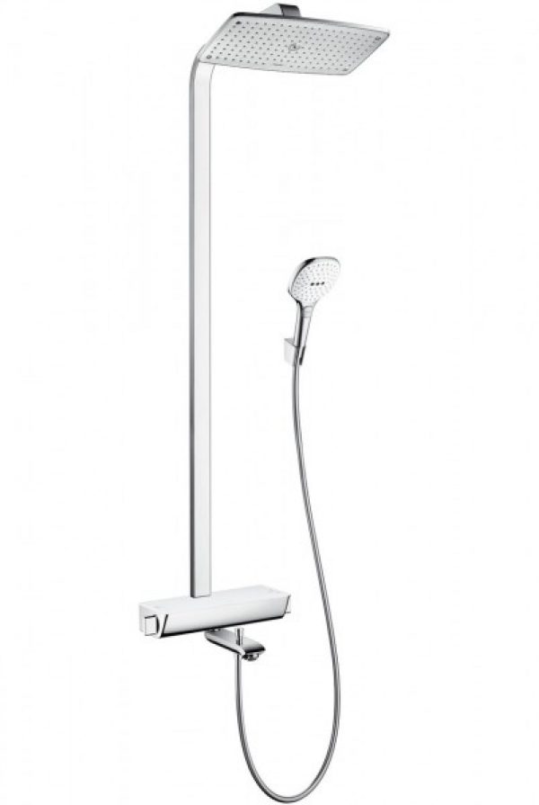 Hansgrohe Colonne de Douche pour baignoire blanc/chromé Raindance Select (27113400)