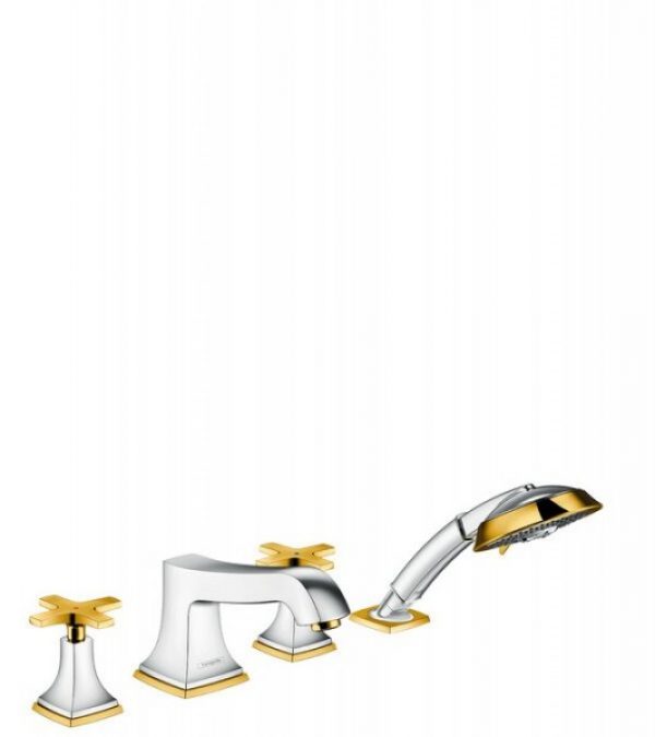 Hansgrohe Metropol Classic Set de finition Mélangeur 4 trous pour montage (31449)