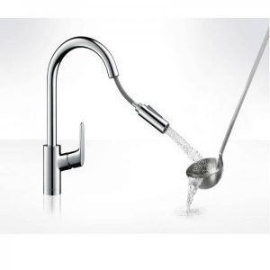 Hansgrohe Mitigeur Cuisine avec Douchette Extractible Focus Chromé 31815000