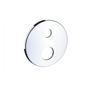 Hansgrohe Rosace MTC/vanne d&rsquo;arrêt et vanne de fermeture / baignoire encastrée/vanne d&rsquo;arrêt (96453)