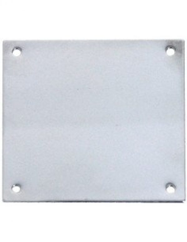 HERACLES – Plaque de propreté chromée