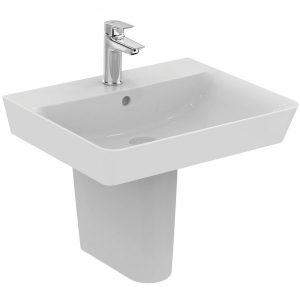 Ideal Standard Connect Air Lavabo Cube 550 mm (avec trou de robinetterie / avec trop plein) (E0299)