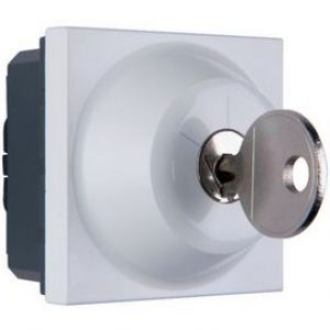 Interrupteur à clé Ronis 2 positions Mosaic  Legrand