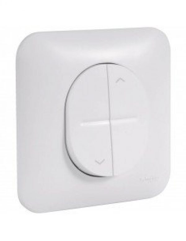 Interrupteur pour volets roulants blanc OVALIS SCHNEIDER RAL9003…