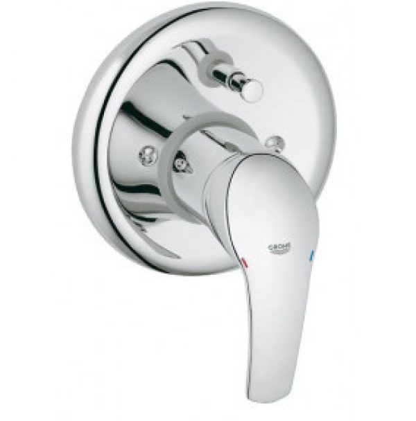 INTÉGRÉE DE BAIN DE DOUCHE MÉLANGEUR EUROSMART GROHE AVEC LA COMMANDE