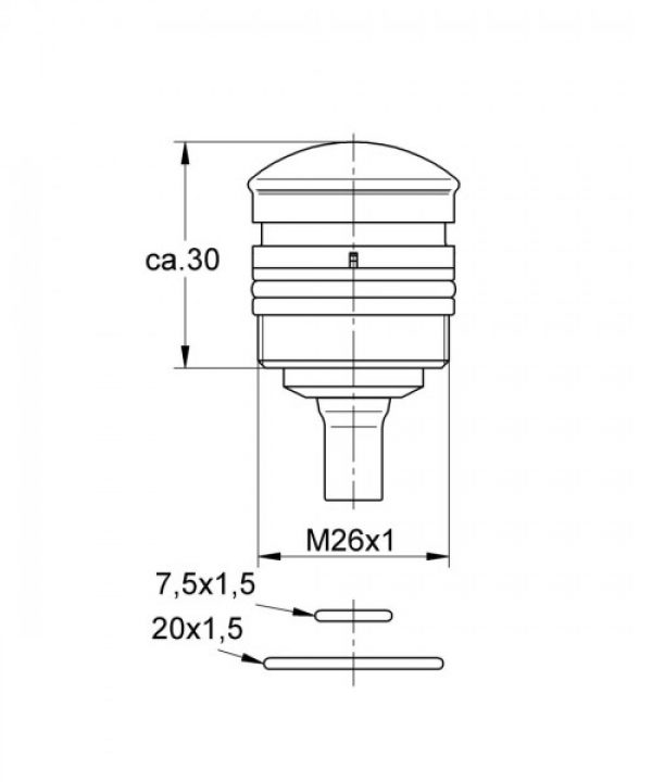Inverseur Grohe Eichelberg pour robinets de baignoire à levier unique à partir de 1997