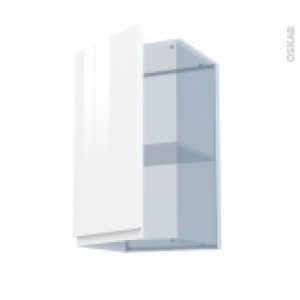 Ipoma Blanc Brillant Kit Renovation 18 Meuble Haut Ouvrant H70 1 Porte L40Xh70Xp375