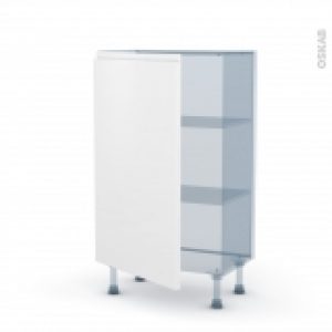 Ipoma Blanc Mat Kit Renovation 18 Meuble Bas Prof37 1 Porte L60Xh92Xp375