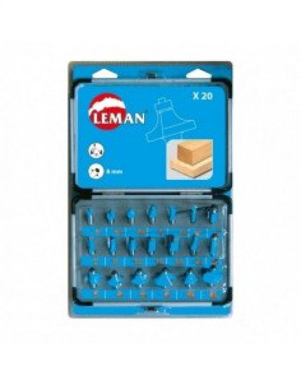 ISOCELE Coffret 20 mèches de défonceuse 428.700.20