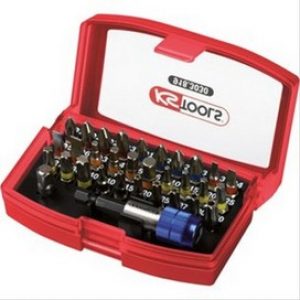 Jeu de 32 embouts de vissage à code couleur KSTools